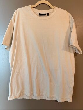 ESSENTIALS Men’s Crew Neck T-Shirt in Off-White
